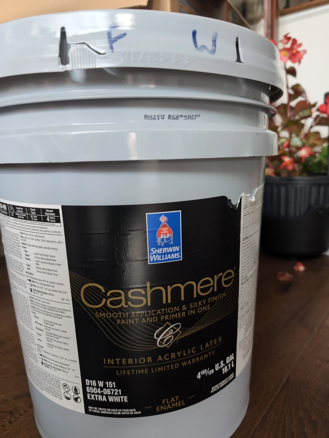 Sherwin Williams Cashmere Extra White Paint 18.1L - photo 2