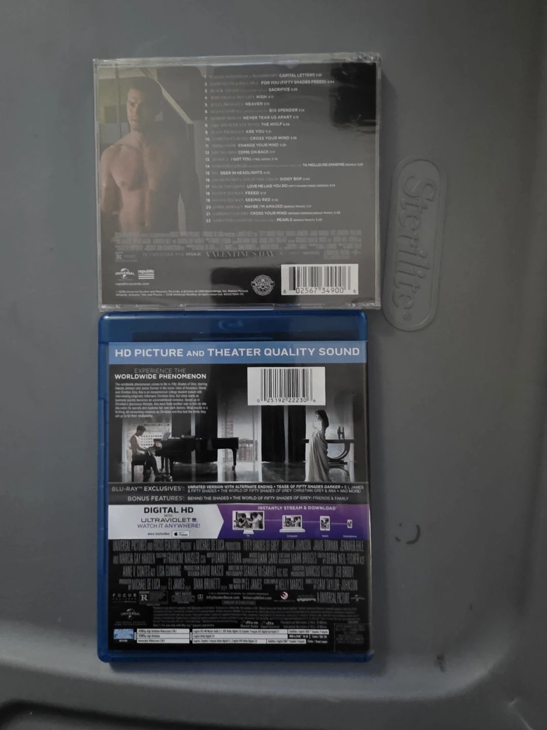 Fifty Shades of Grey Blu-ray and Fifty Shades Freed Soundtrack - photo 2