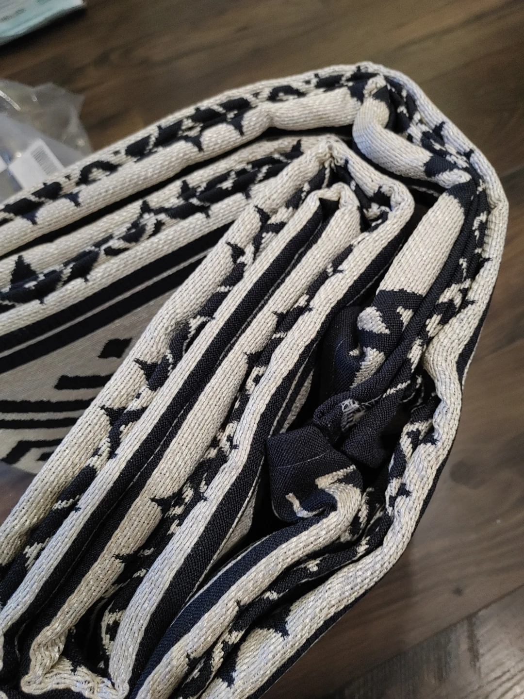 🧡BRAND NEW INDOOR/ OUTDOOR BOHO RUG CARPET 8 x 10 DARK NAVY - photo 3