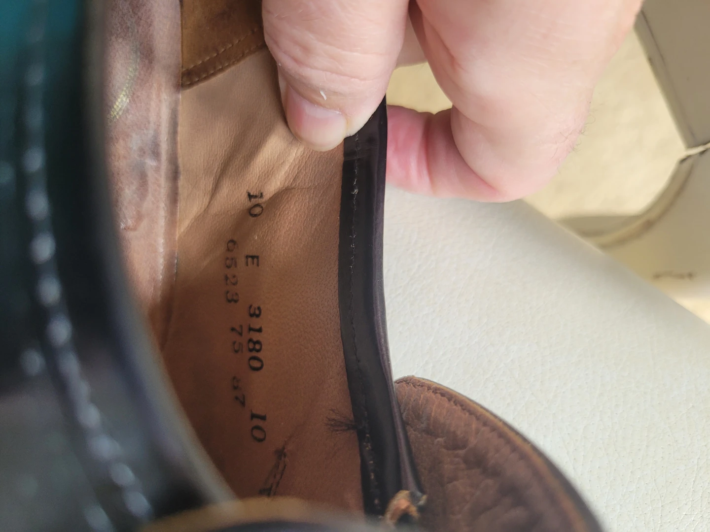 Vtg Dack's Black Leather Loafers - photo 5