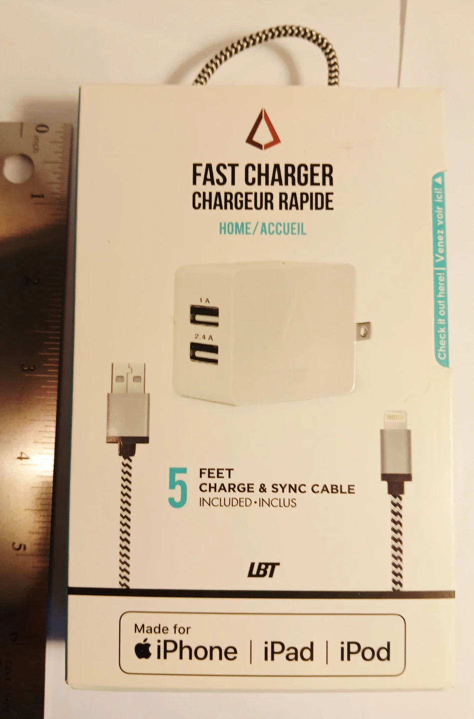 LBT Fast Charger with 5ft Charge and Sync Cable - photo 5