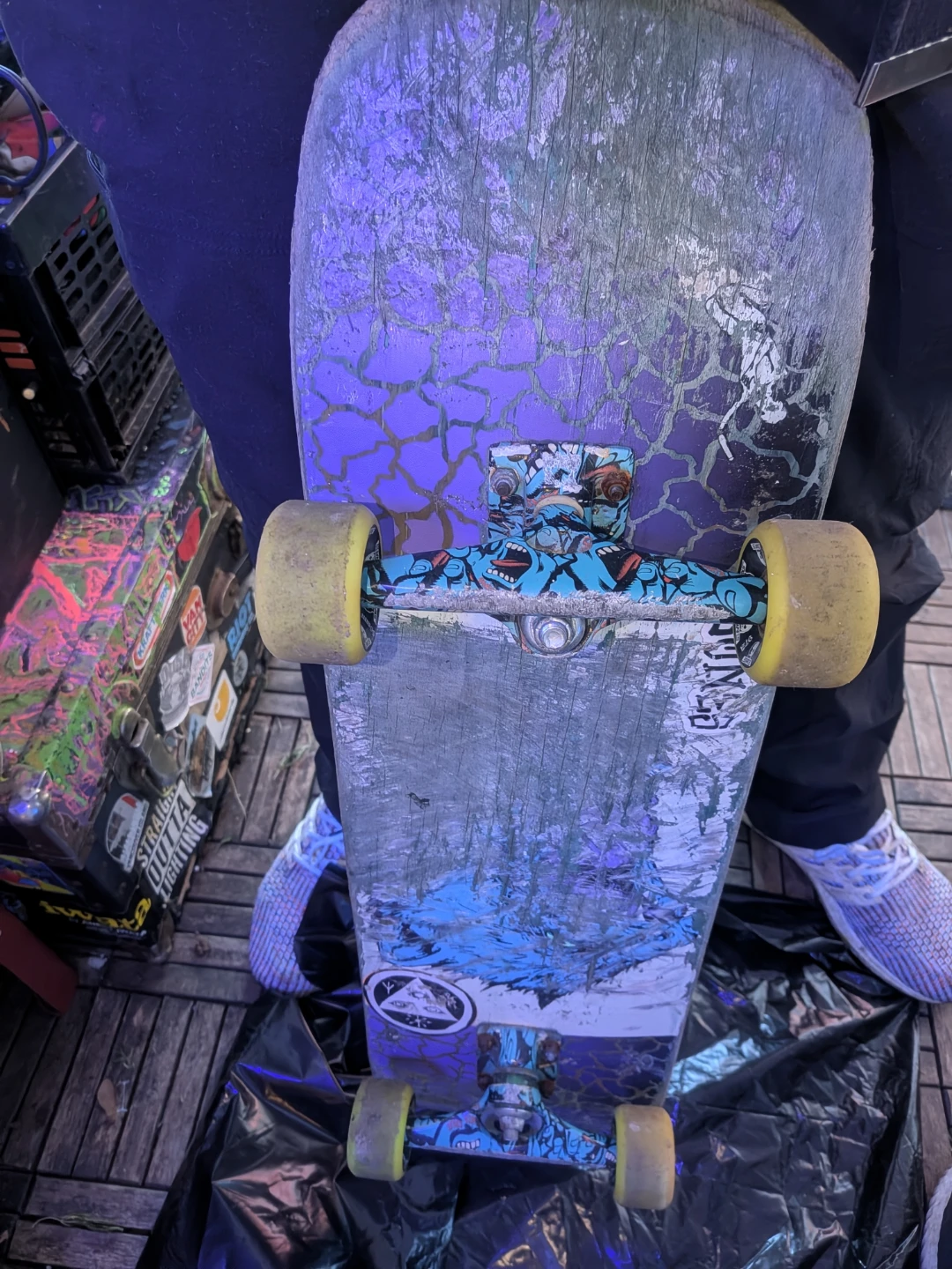 Used Skateboard with Custom Graphics - photo 2