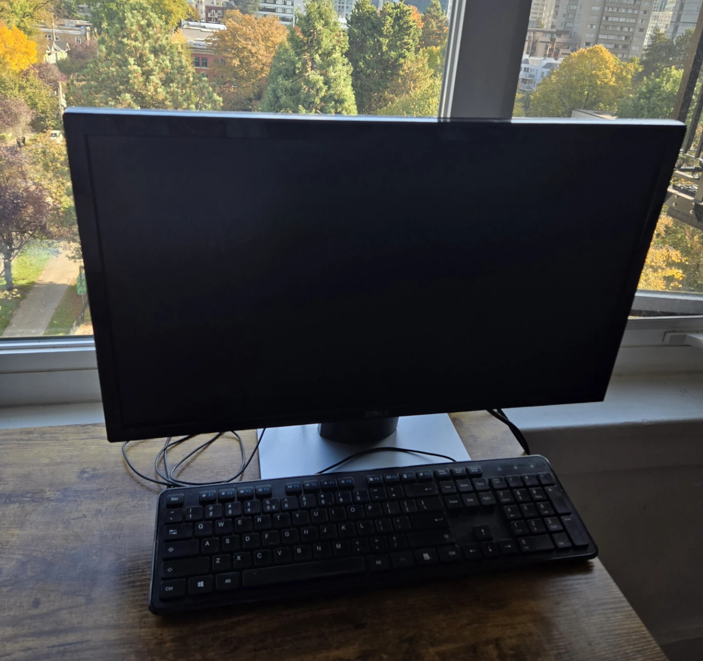 Dell Monitor with Keyboard