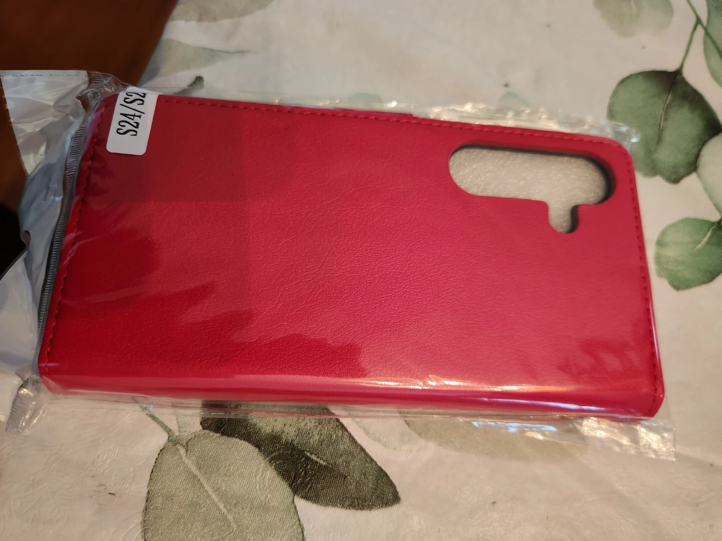 Red Wallet Phone Case for Galaxy S24 S25 - photo 2