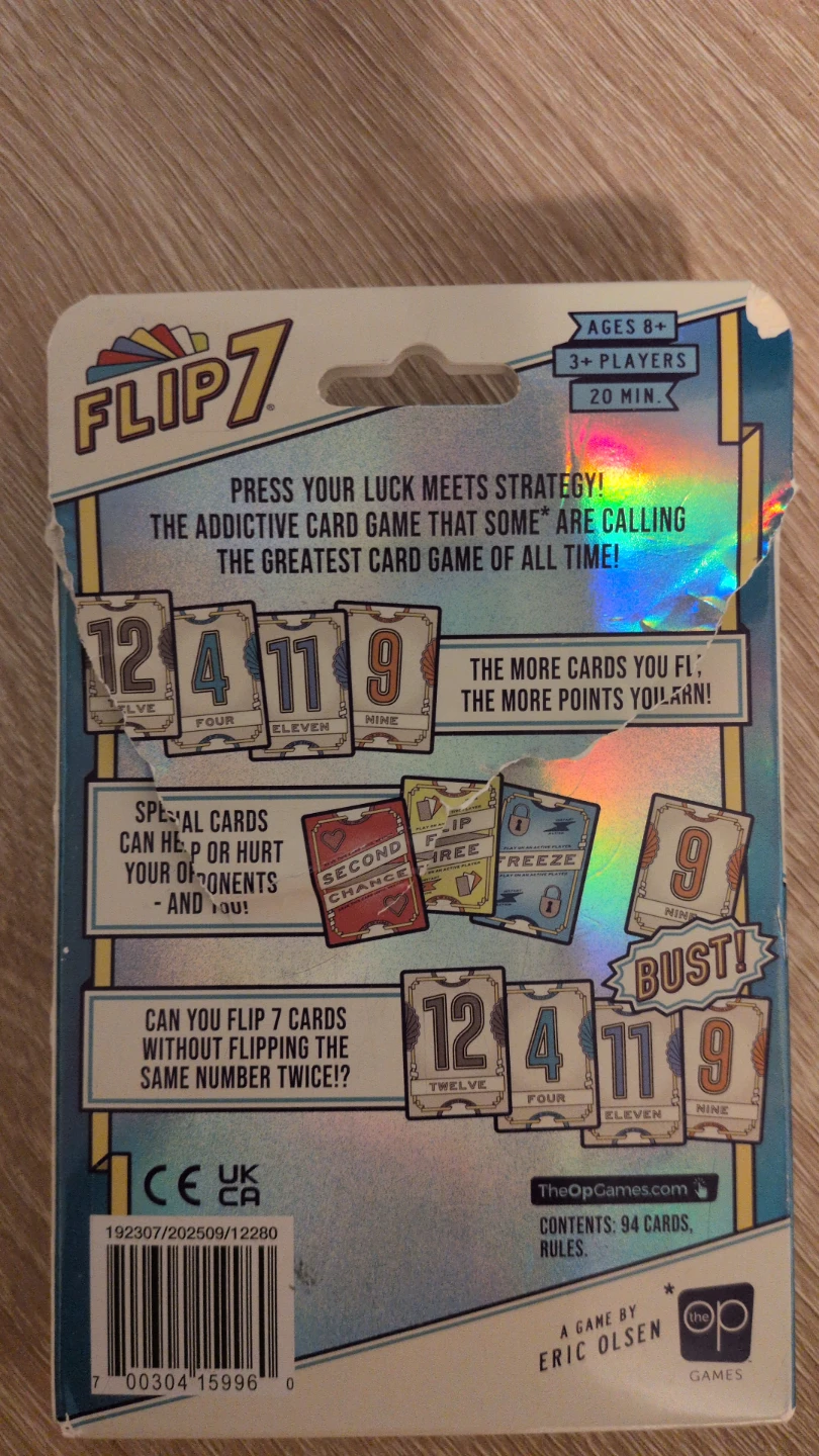 FLIP 7 Card Game by The Op Games - photo 2