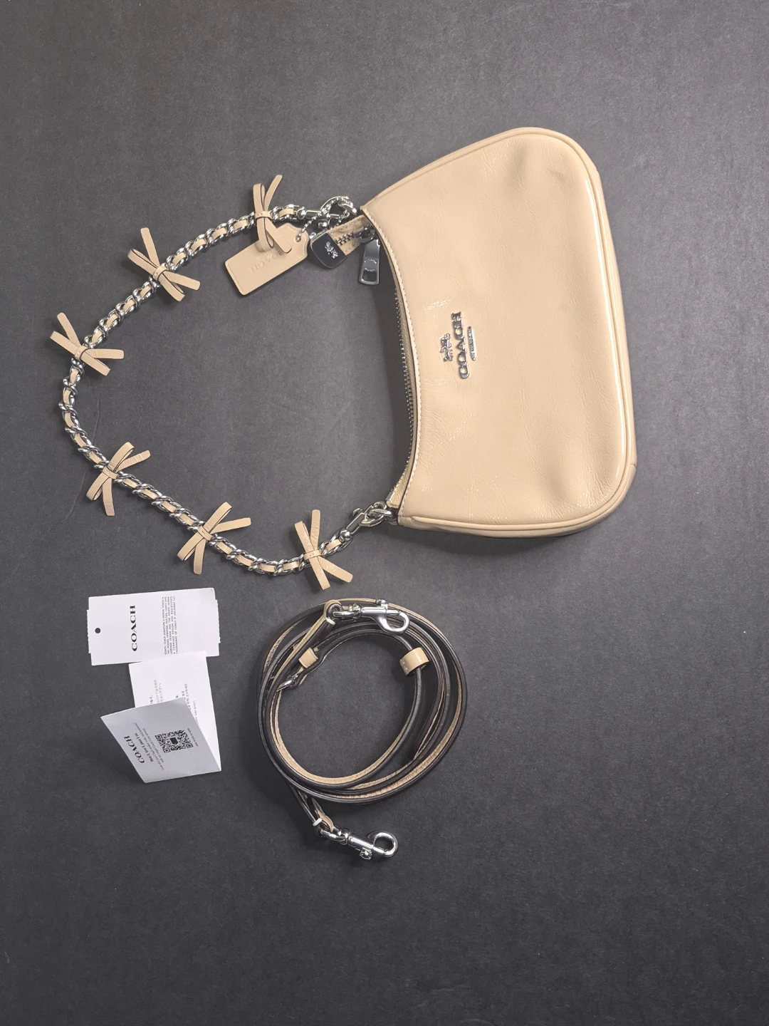 Coach Bow Chain Shoulder Bag