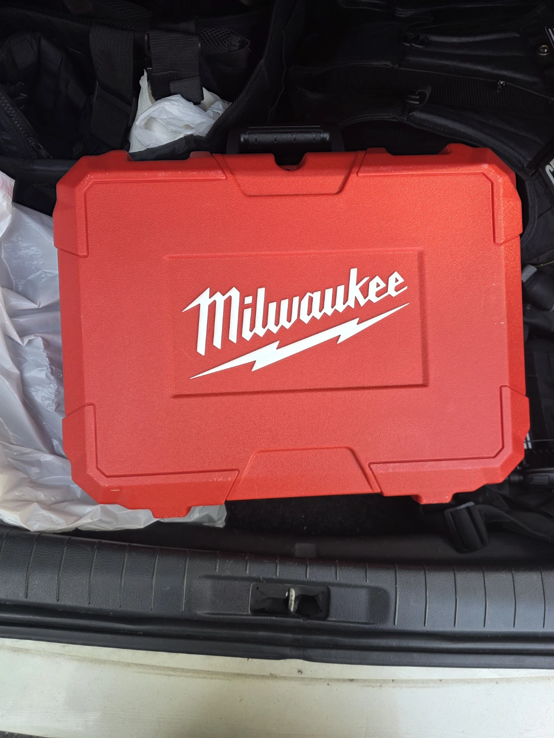 Milwaukee hard shell protective case red