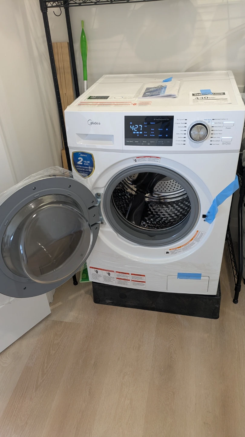 Midea 3.1 CuFt All-in-One Ventless Washer Dryer Combo MLC31N5AWW - photo 2