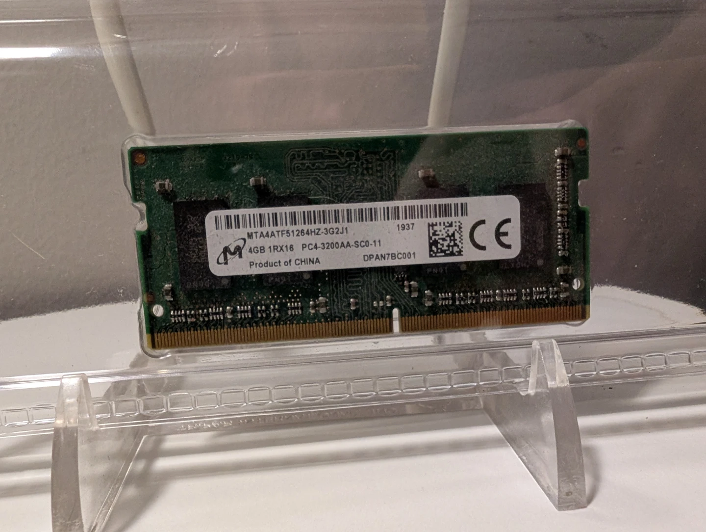 Micron 4GB DDR4 3200MHz SODIMM Laptop RAM - photo 3
