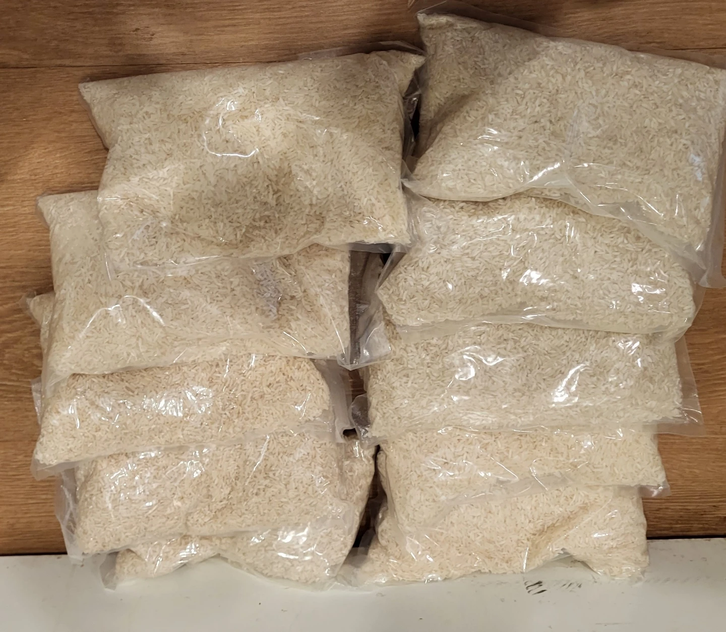 10 bags of white rice