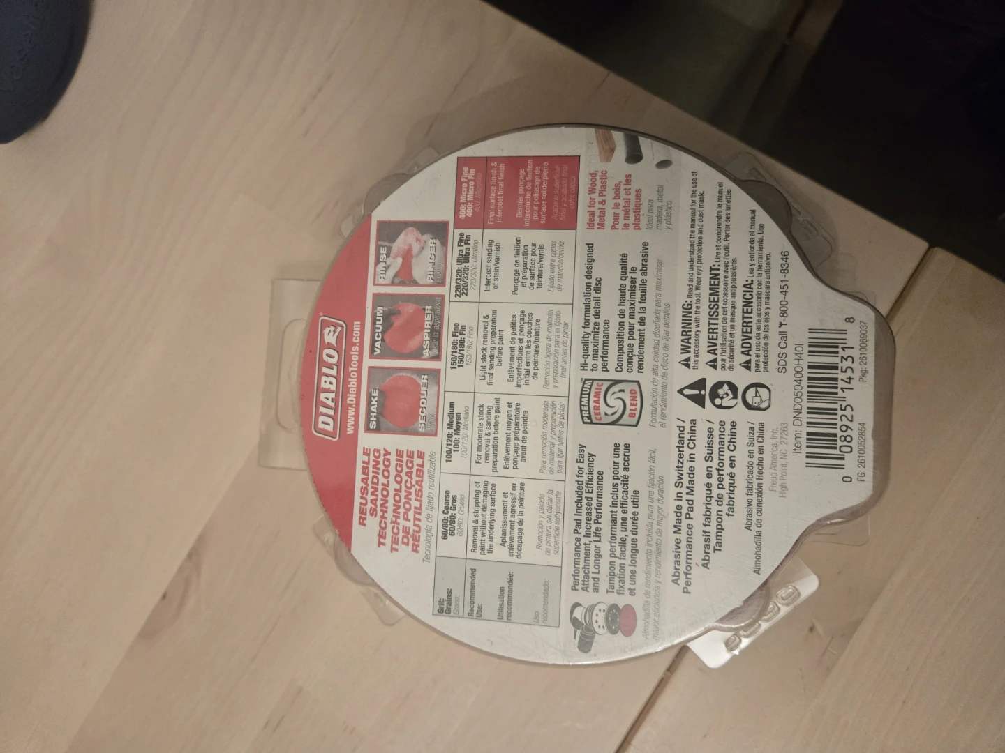 Diablo 5" SandNet Sanding Discs - 400 Grit - photo 2