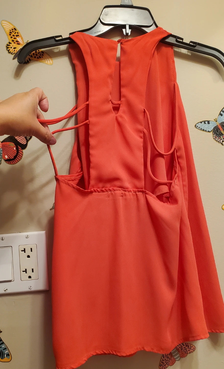 Charlotte Russe Red Sleeveless Top - photo 2