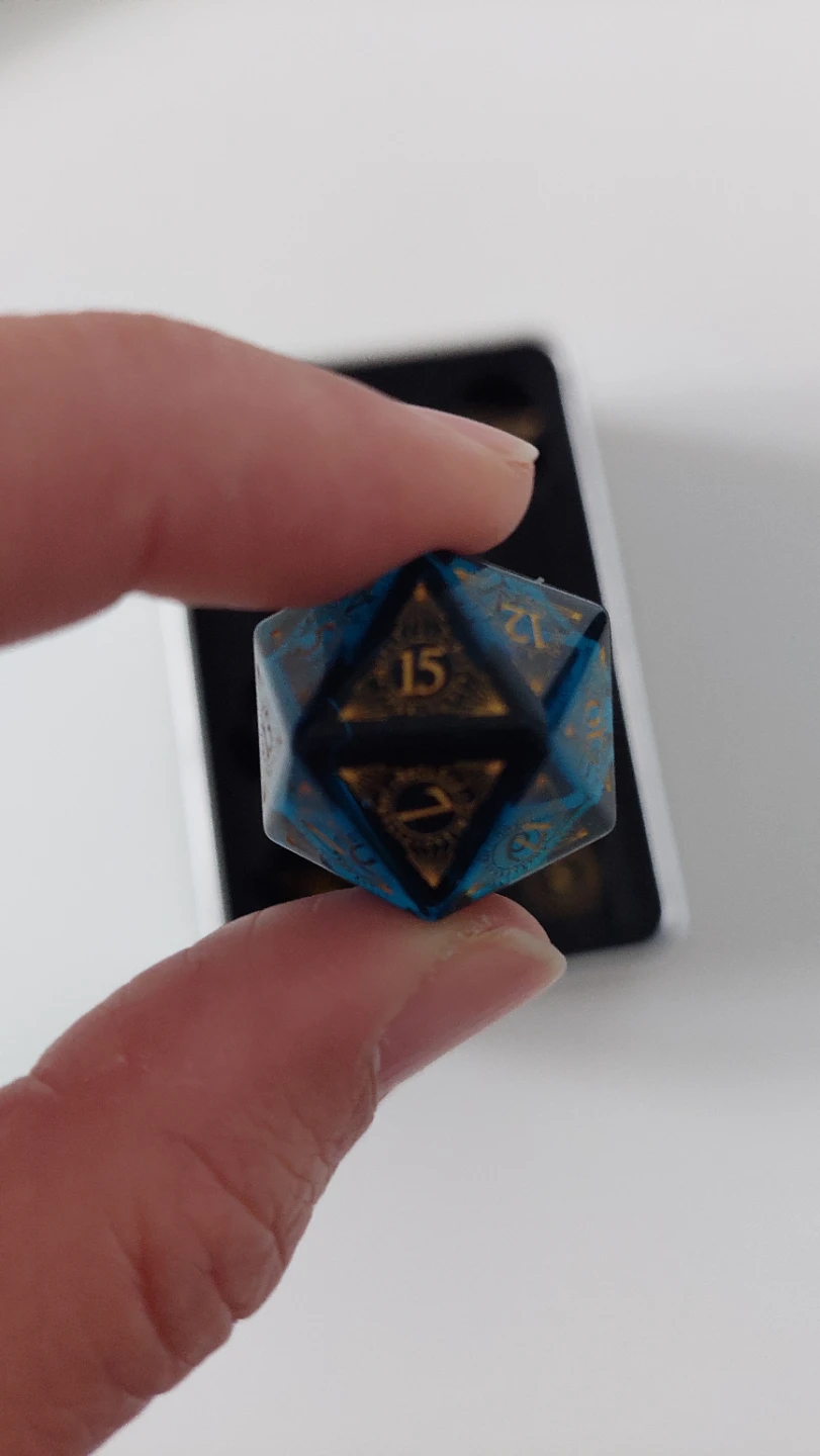 Norse-Themed Polyhedral Dice Set - photo 2