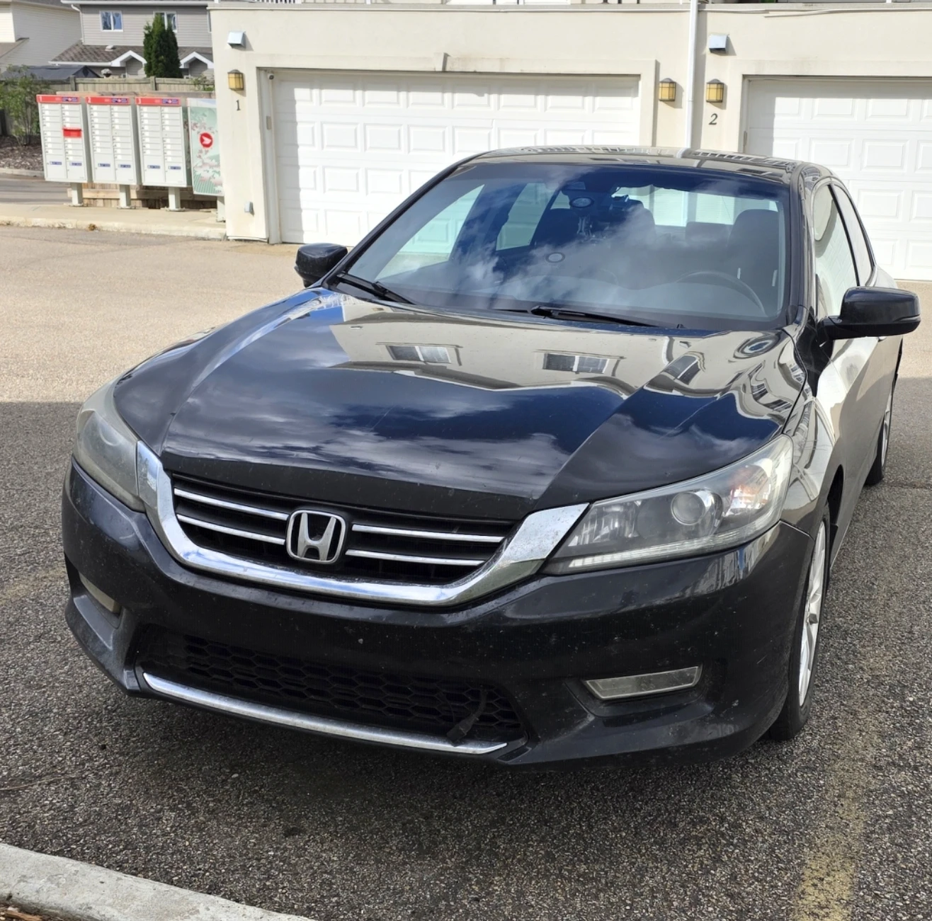 Black Honda Accord V6 Sedan