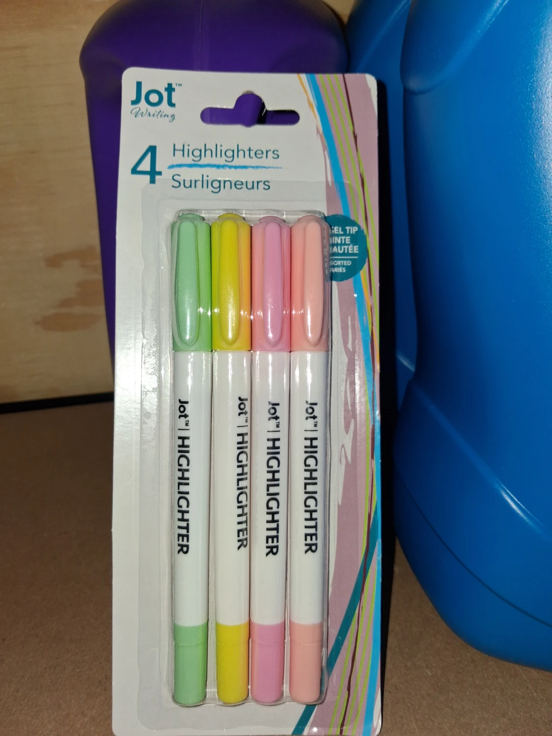 Jot Writing Gel Tip Highlighters, 4-Pack