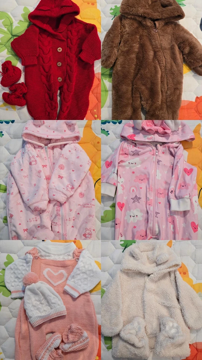 Baby items bundle including clothing and bottles - photo 2