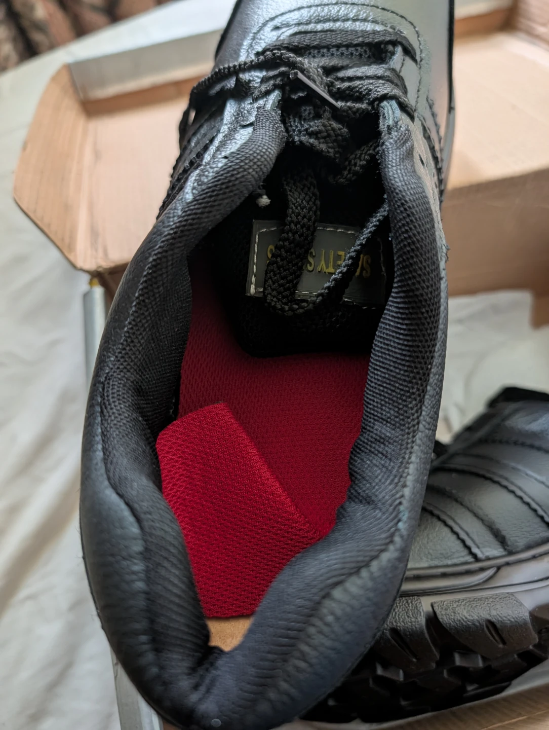 Black Safety Shoes Size 12 - photo 5