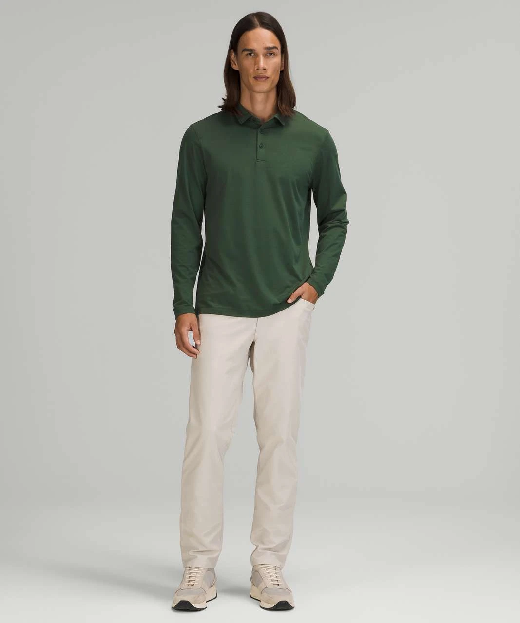 Lululemon Mens Evolution Long Sleeve Polo (Large) - photo 3