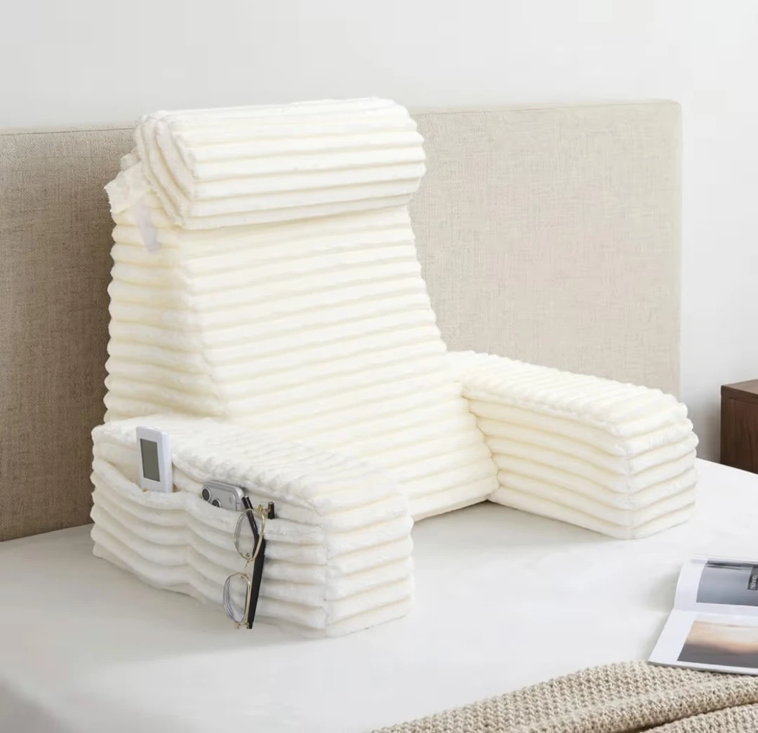 ENITYA Ivory Reading Pillow with Armrests – New