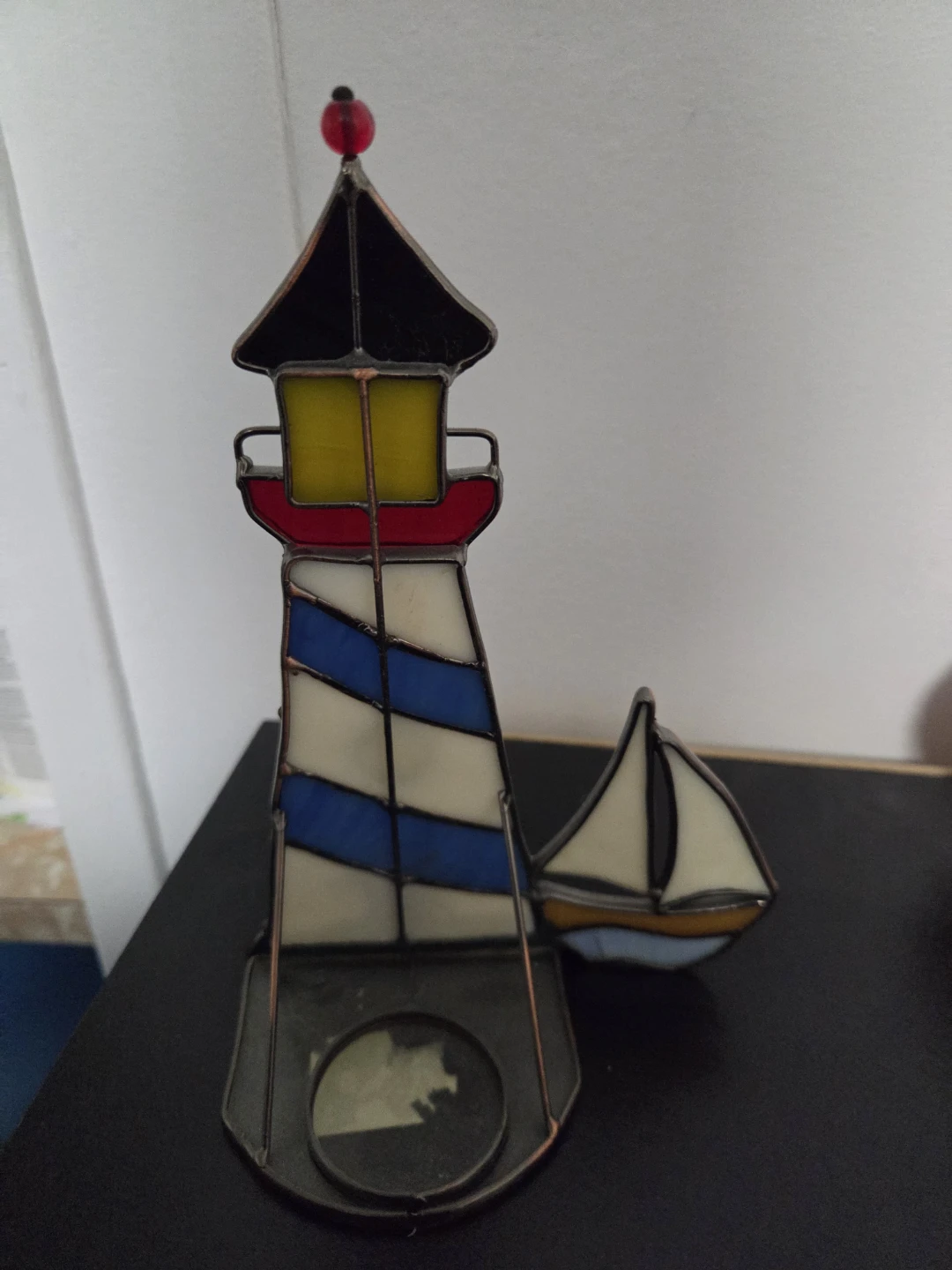 Lighthouse tea candle holder - photo 2