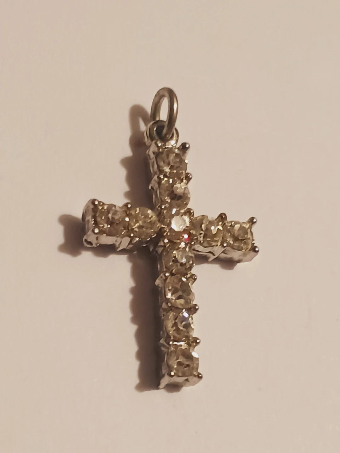 Cute Sparkling Cross Pendant