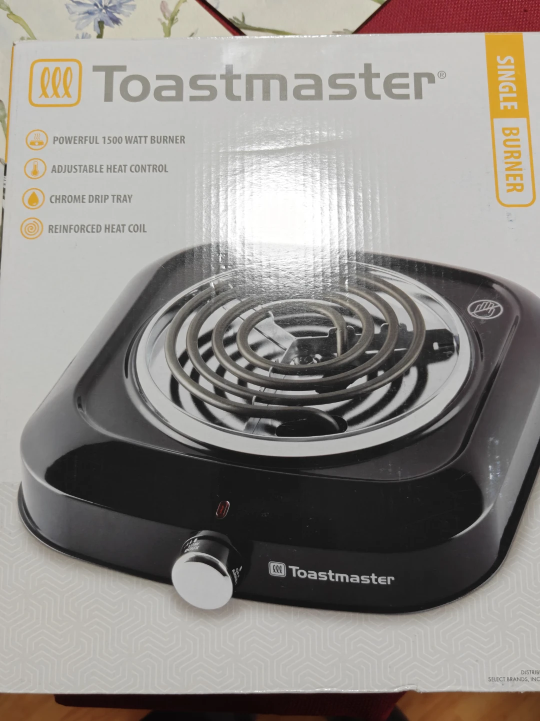 Toastmaster Single Burner Electric Stove