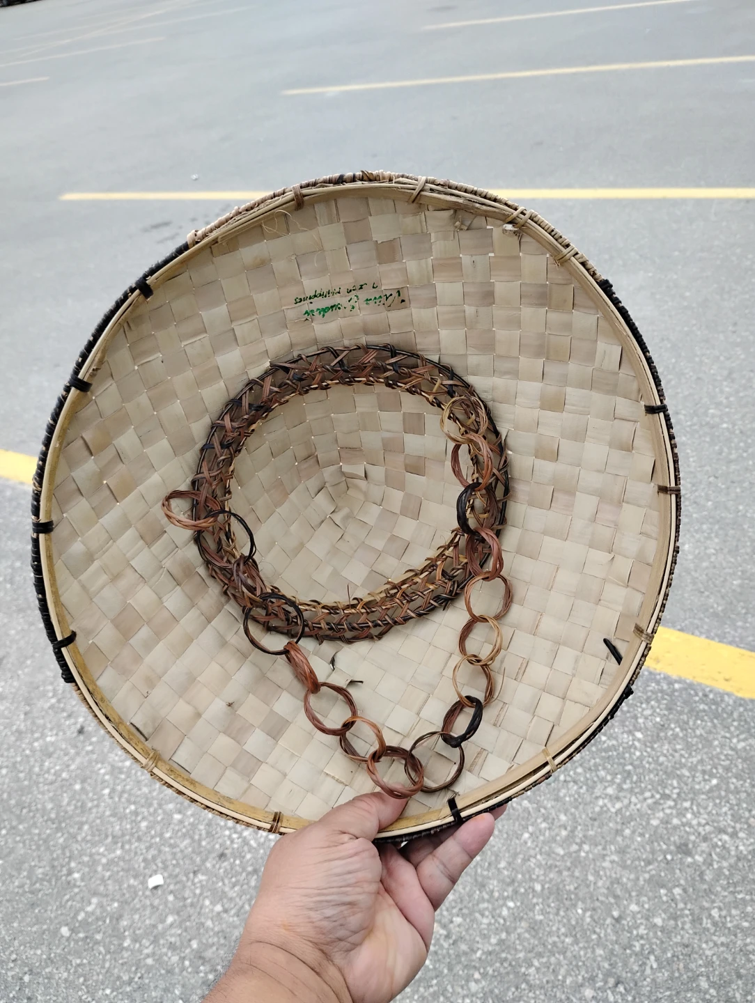 Woven Straw Salakot Hat from Philippines - photo 2