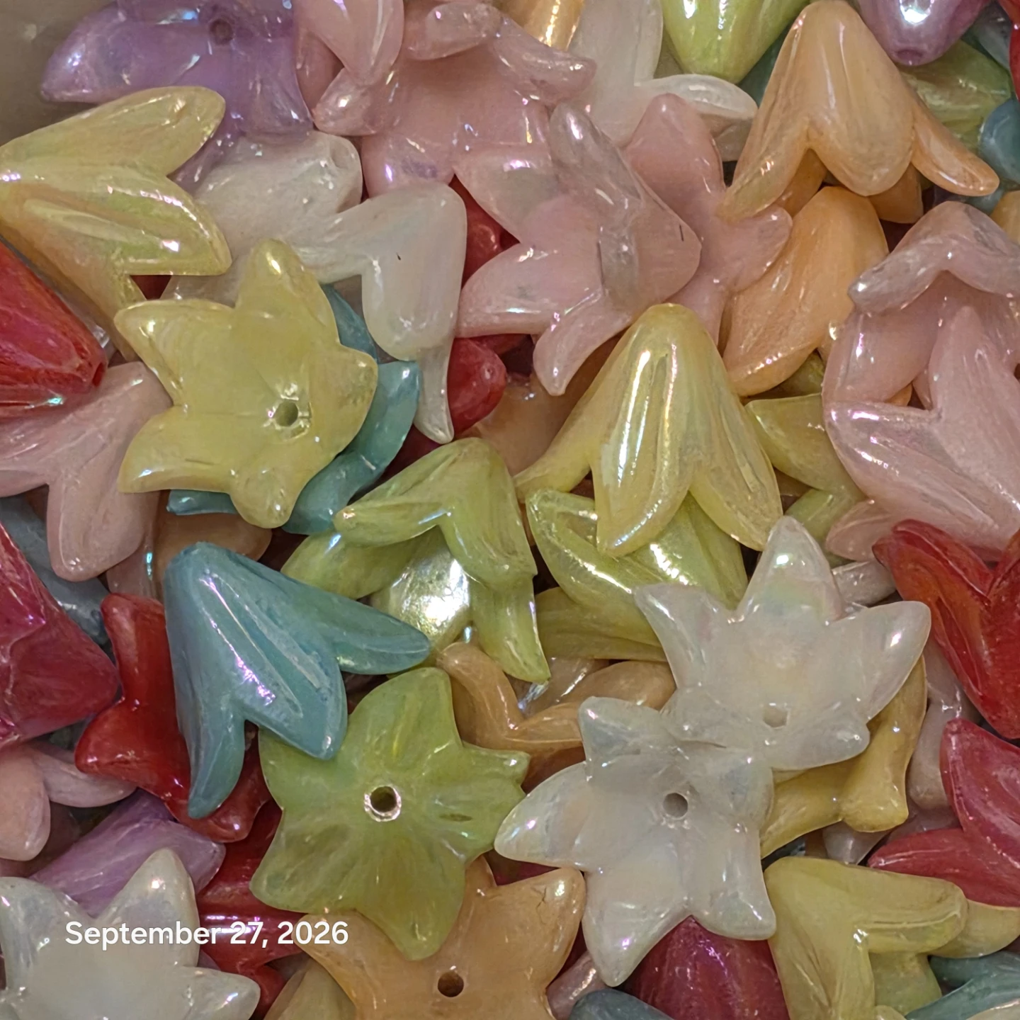 Assorted Pastel Flower Beads - photo 4