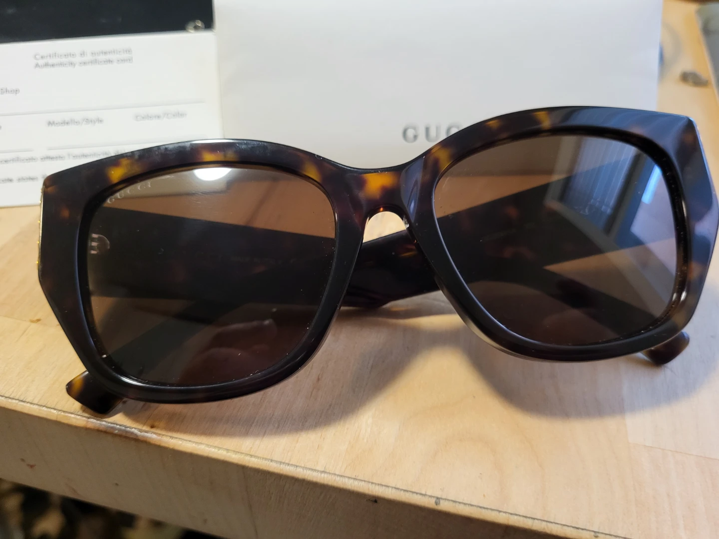 Gucci Tortoiseshell Sunglasses