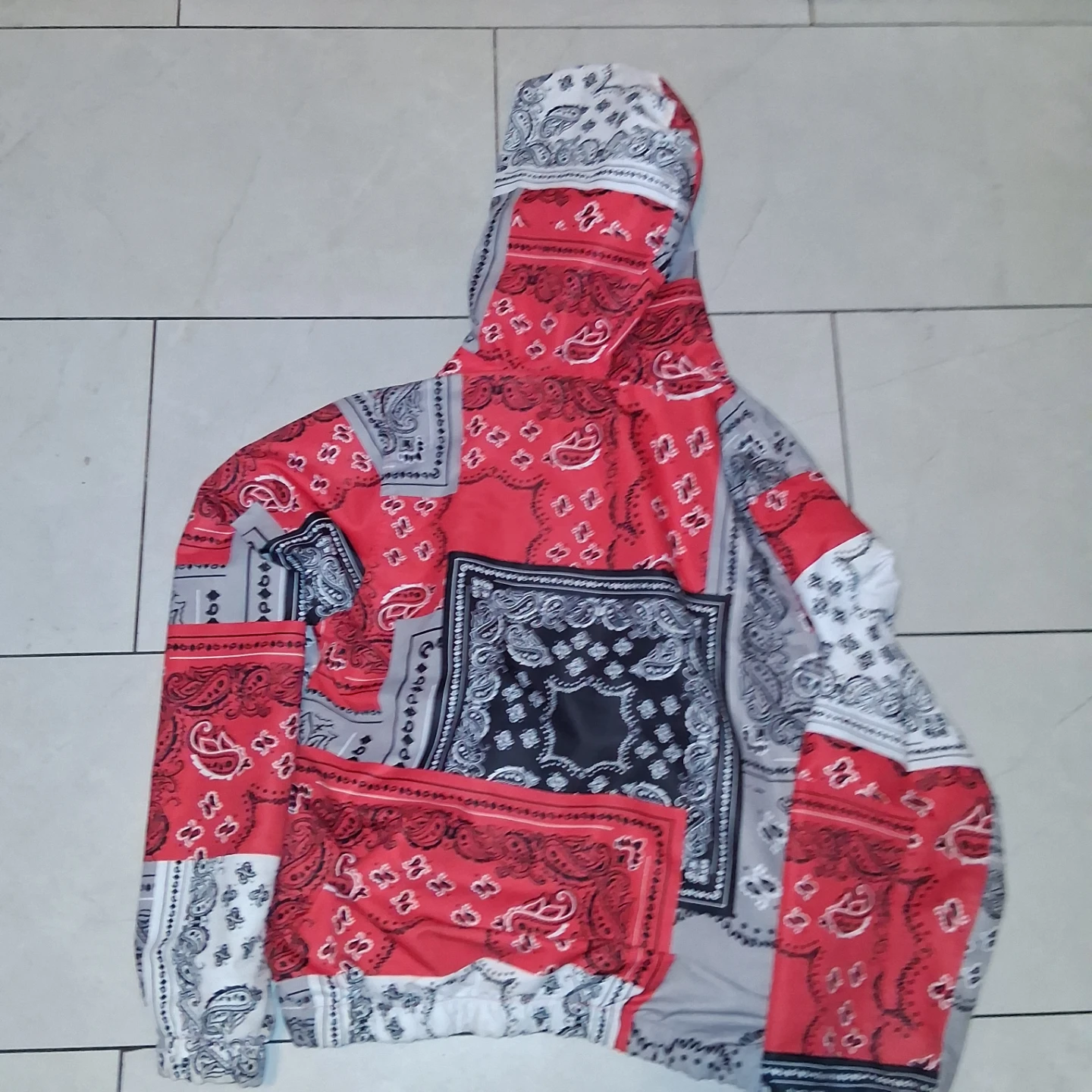GS-115 Paisley Print Pullover Hoodie - photo 2