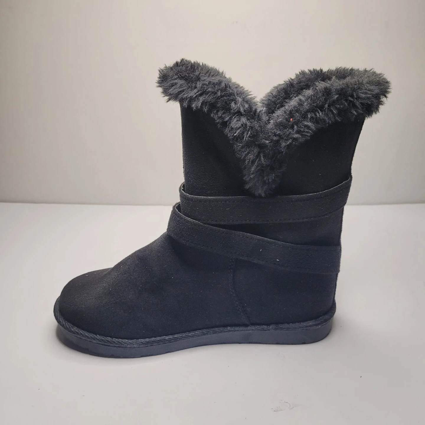 Avia Black Faux Fur Winter Boots Size 6.5 - photo 4