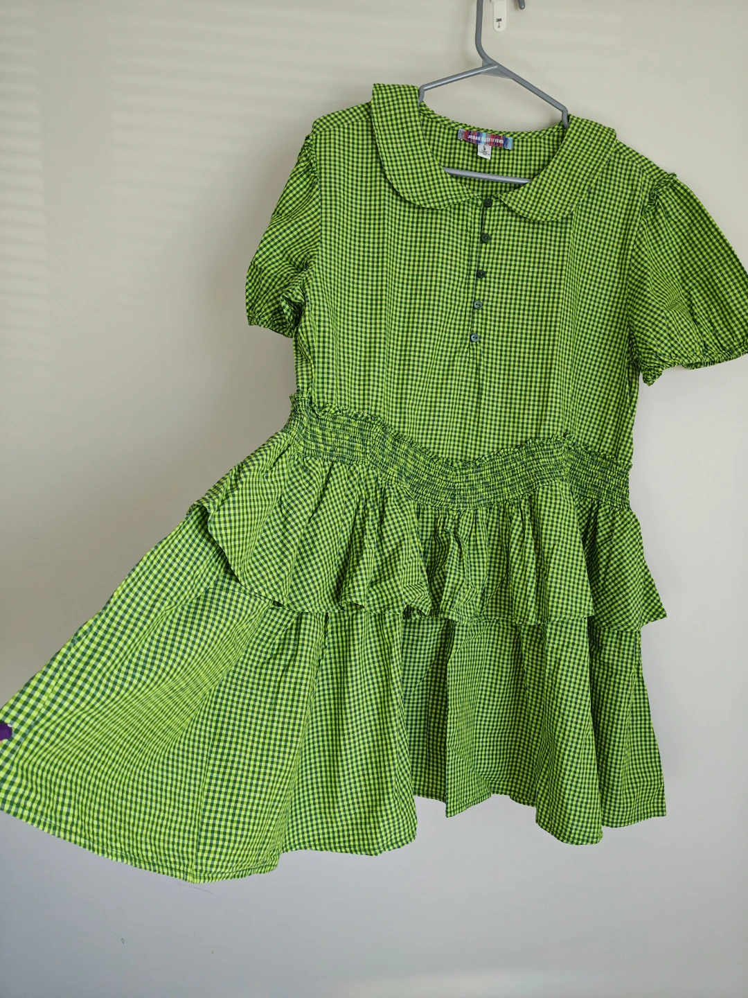 Urban Outfitters Green Gingham Dress - photo 2