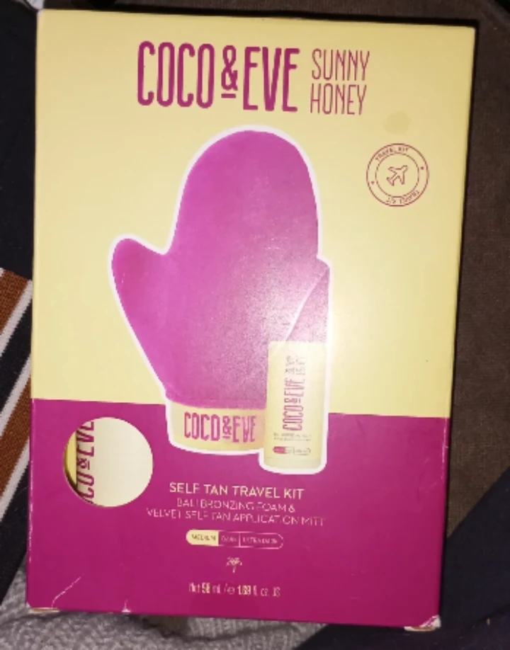 Coco & Eve Sunny Honey Self Tan Travel Kit