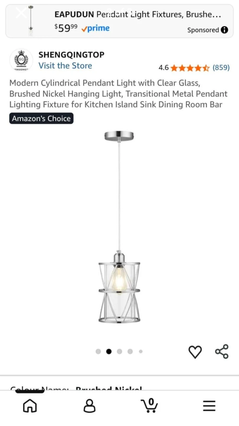 SHENGQINGTOP Modern Cylindrical Pendant Light