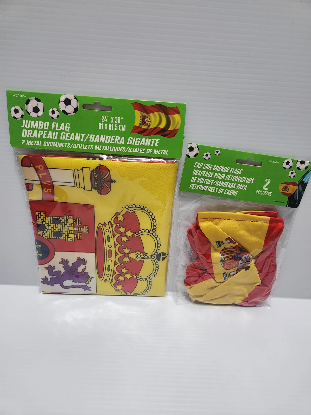 Jumbo Flag and Car Side Mirror Flags Set - photo 5