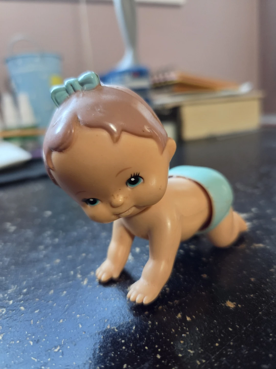 Vintage 1977 Tomy Wind-Up Baby Dolls - photo 2