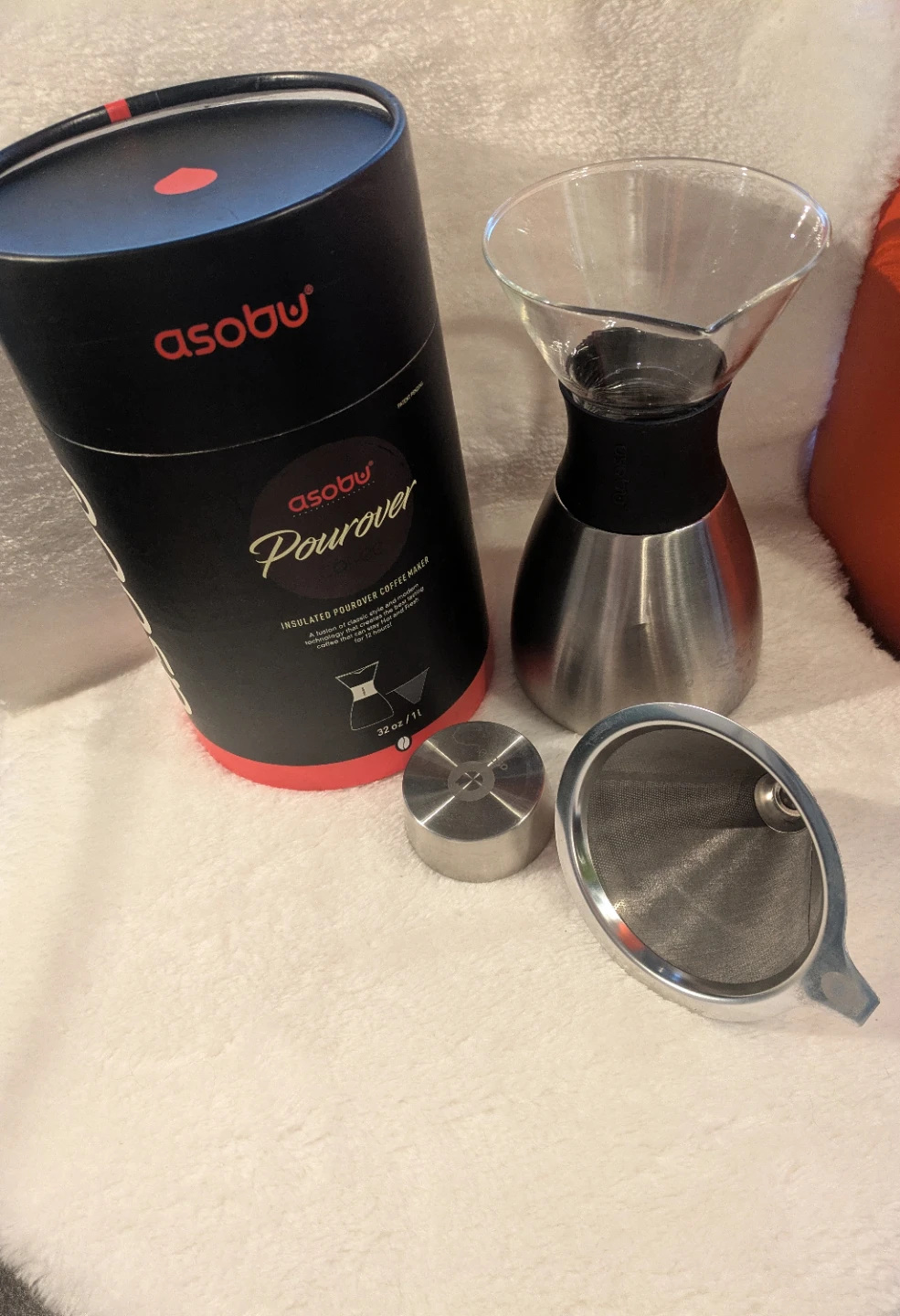 Asobu Insulated Pour Over Coffee Maker (1 L)