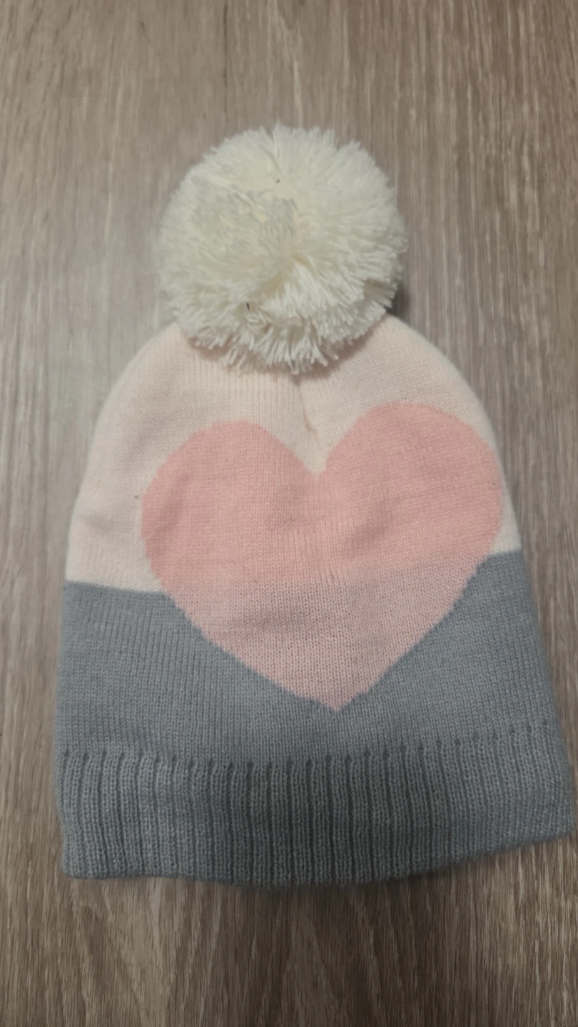 Carters 24m fleece overalls and Heart Pom-Pom Hat - photo 4