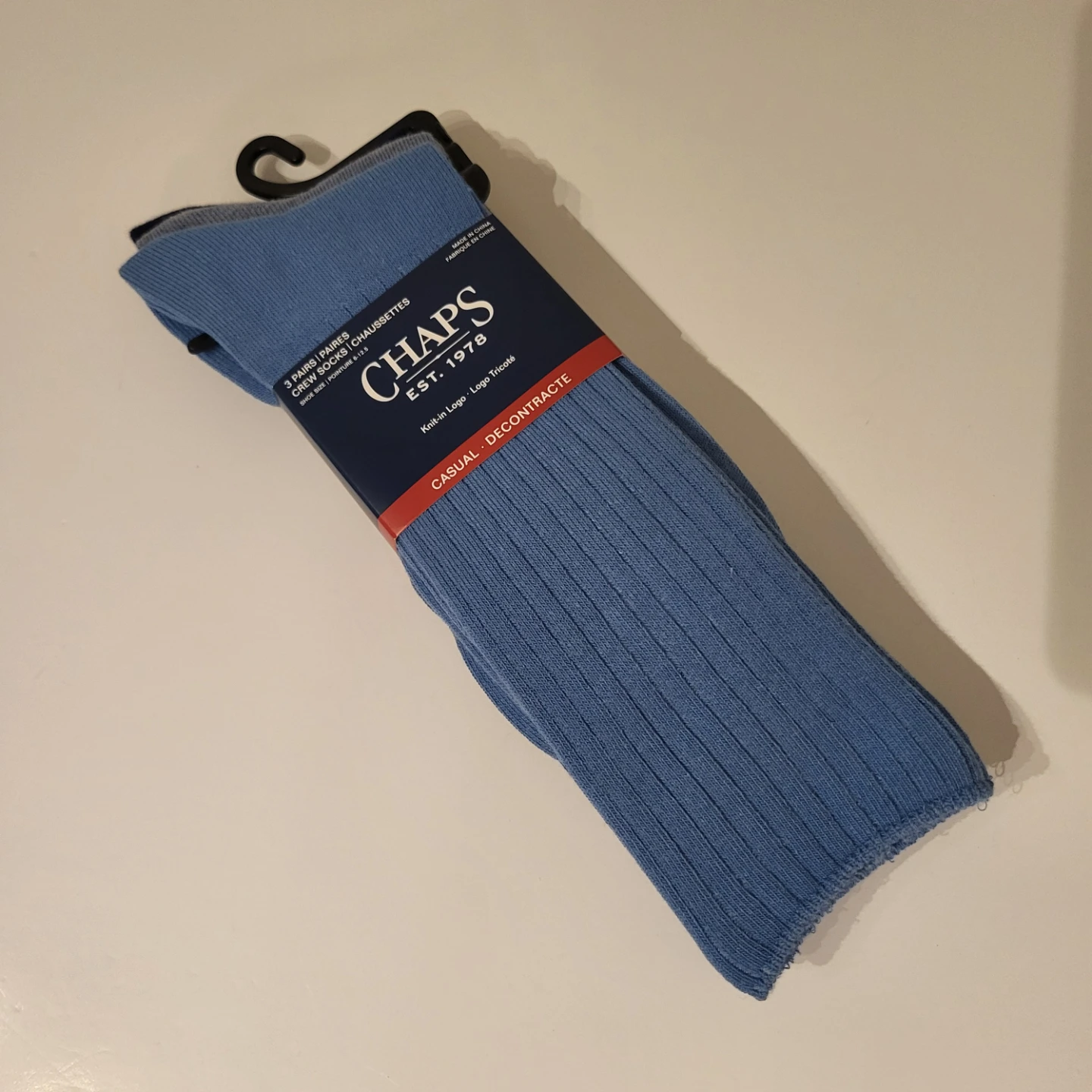Men's Chaps Crew Socks 3 Pairs