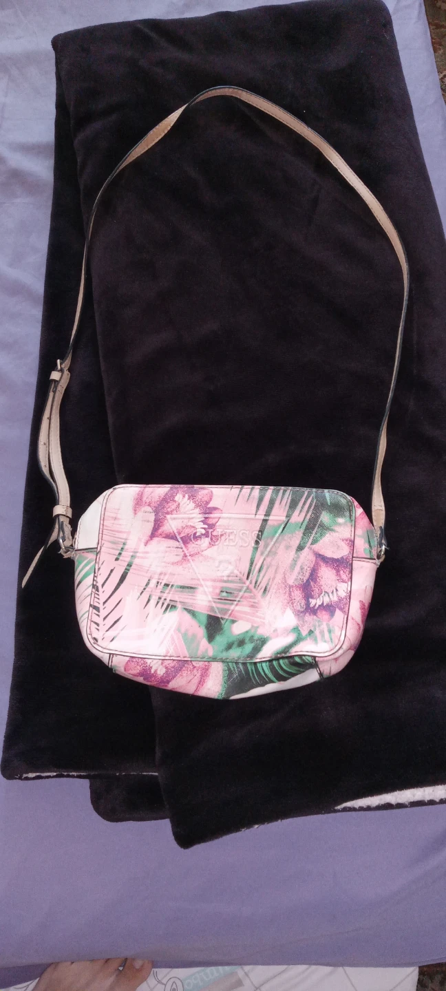 Guess Floral Print Crossbody Bag