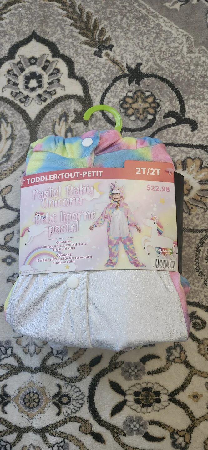 Pastel Baby Unicorn Costume 2T