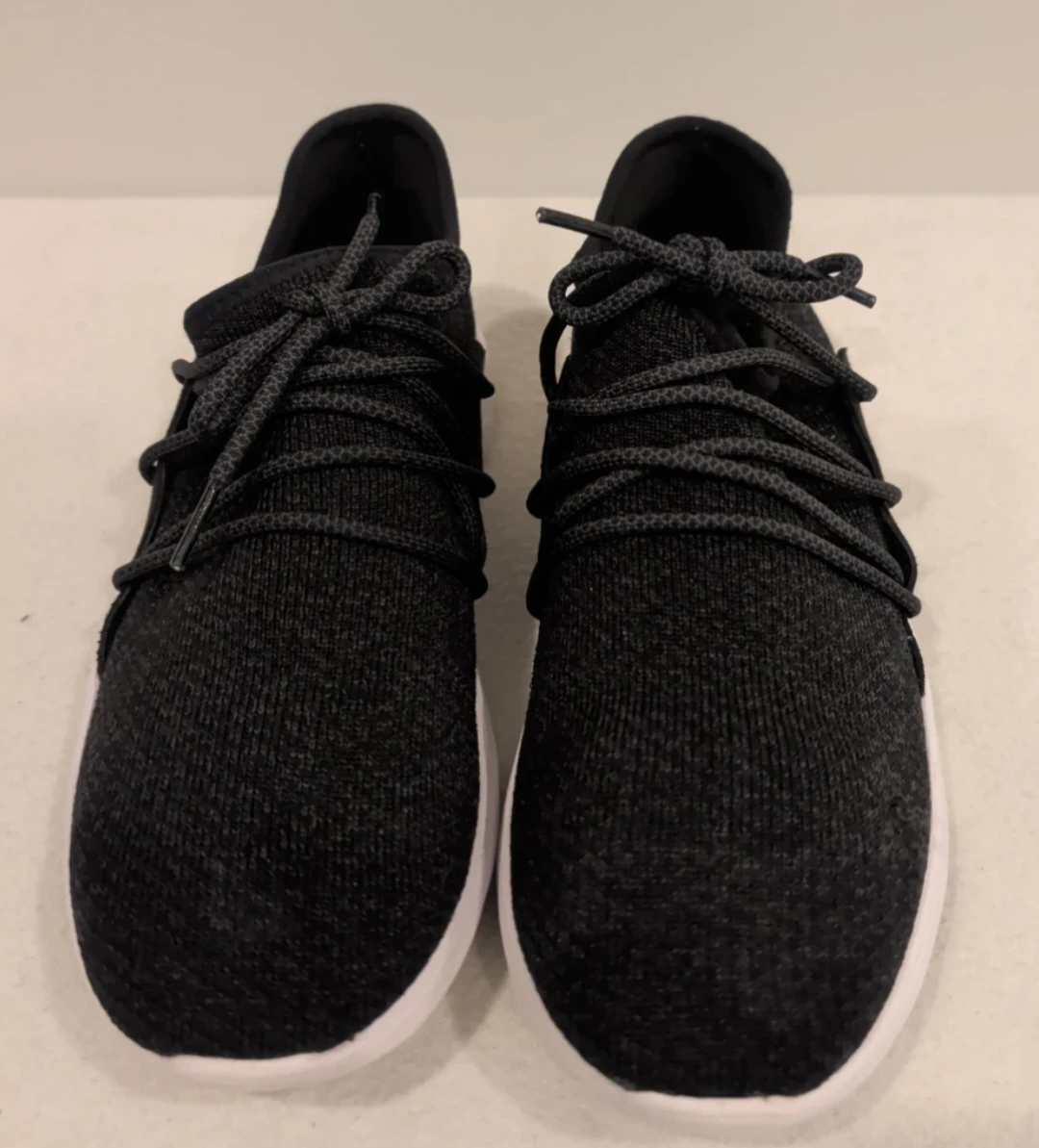 Women's Vessi Cityscape knit sneakers in charcoal black