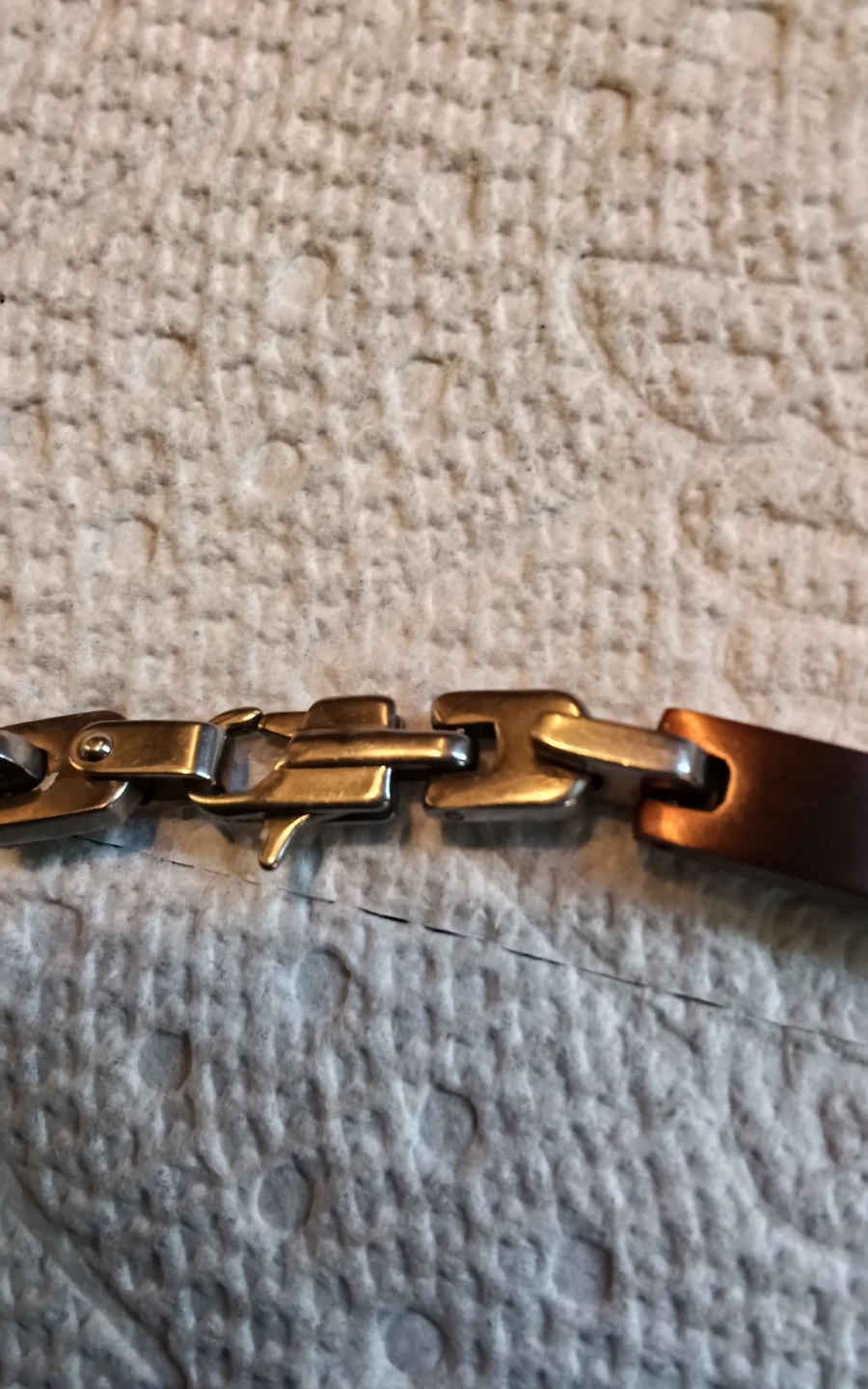 Men's Chisel 316L Two-Tone Stainless Steel Link - photo 2