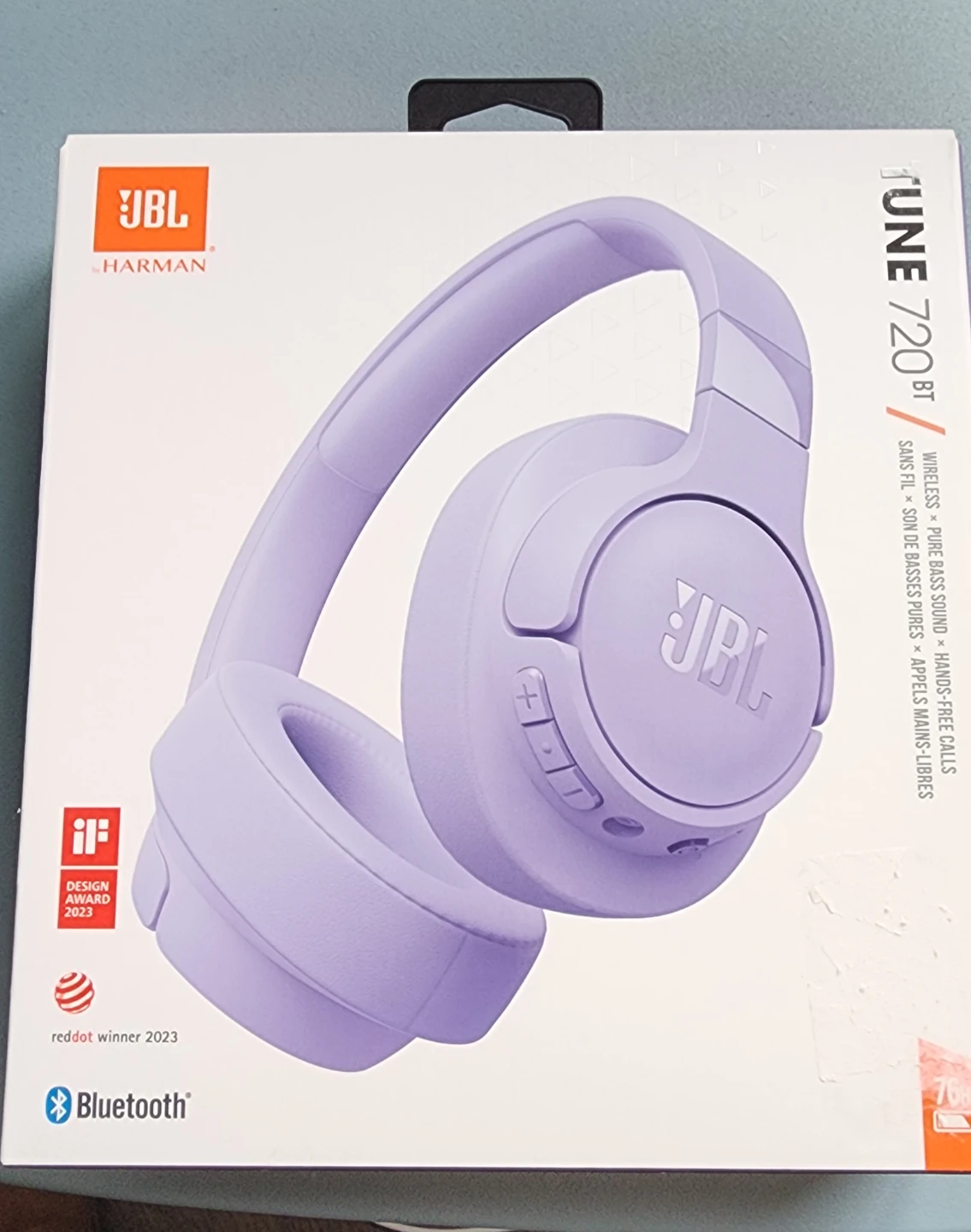 JBL Tune 720BT Wireless Headphones - Purple