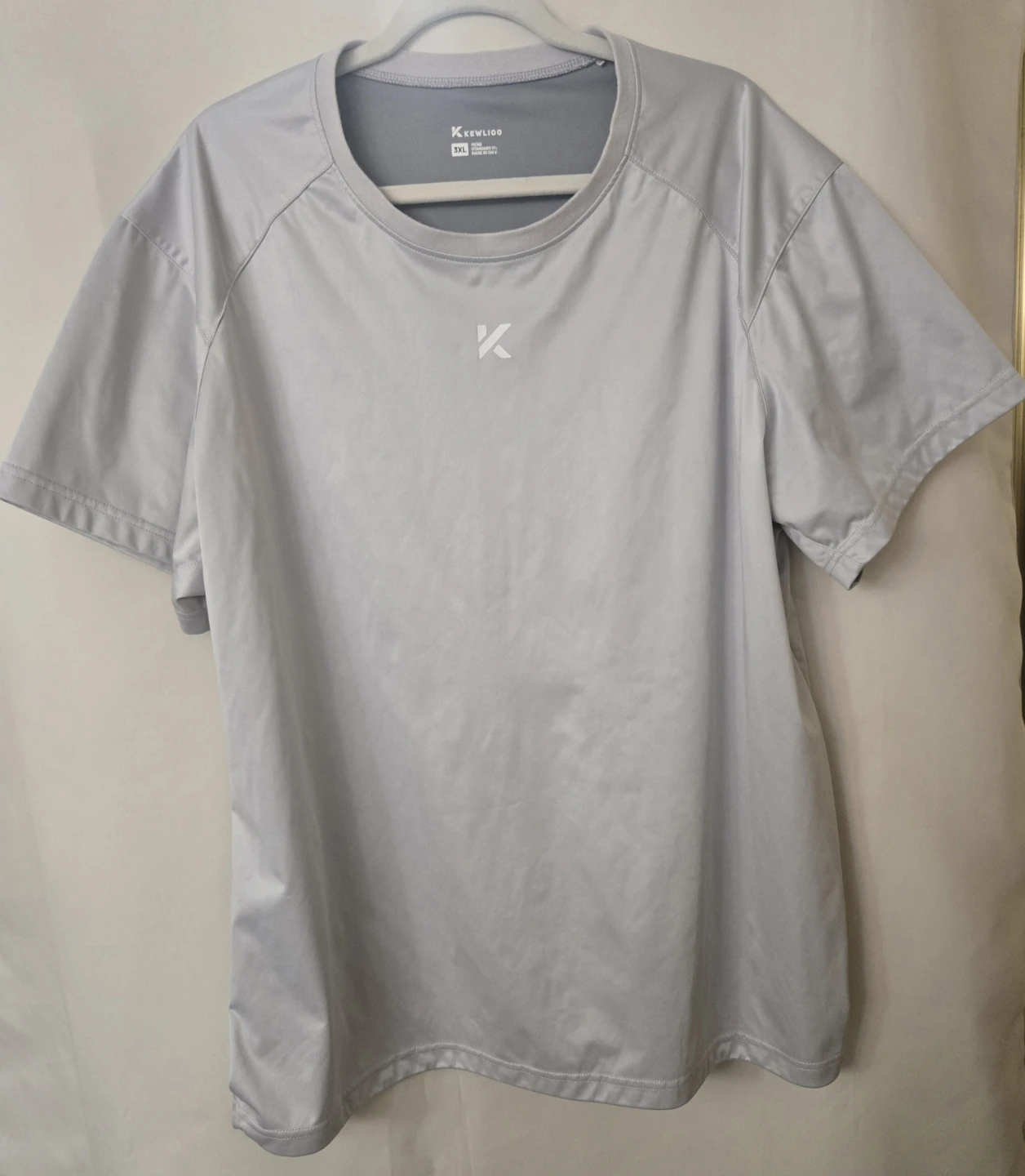 Men's Sauna T-Shirt. Kewlioo. 3XL(42"-48" chest).  Cream colour.