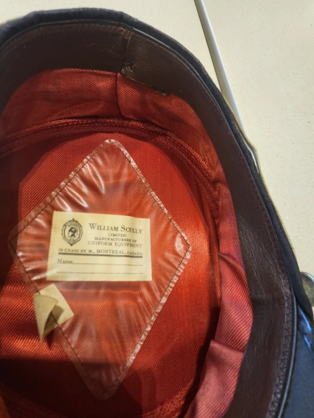 Vintage William Scully CNR Trainman Uniform Cap - photo 2