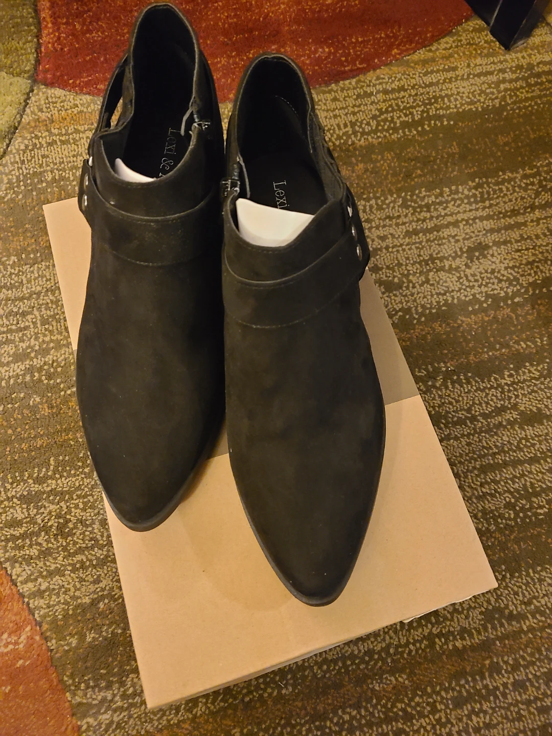 Lexi & Abbie Black Ankle Boots size 8 - photo 4