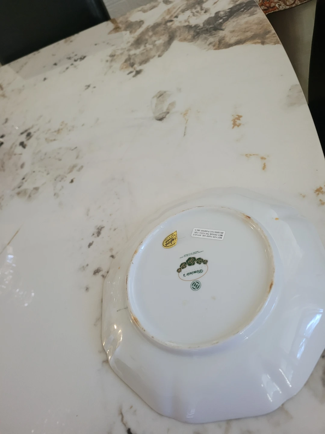 Antique Andrea by Sadek Floral Decorative Plate $3 - photo 5