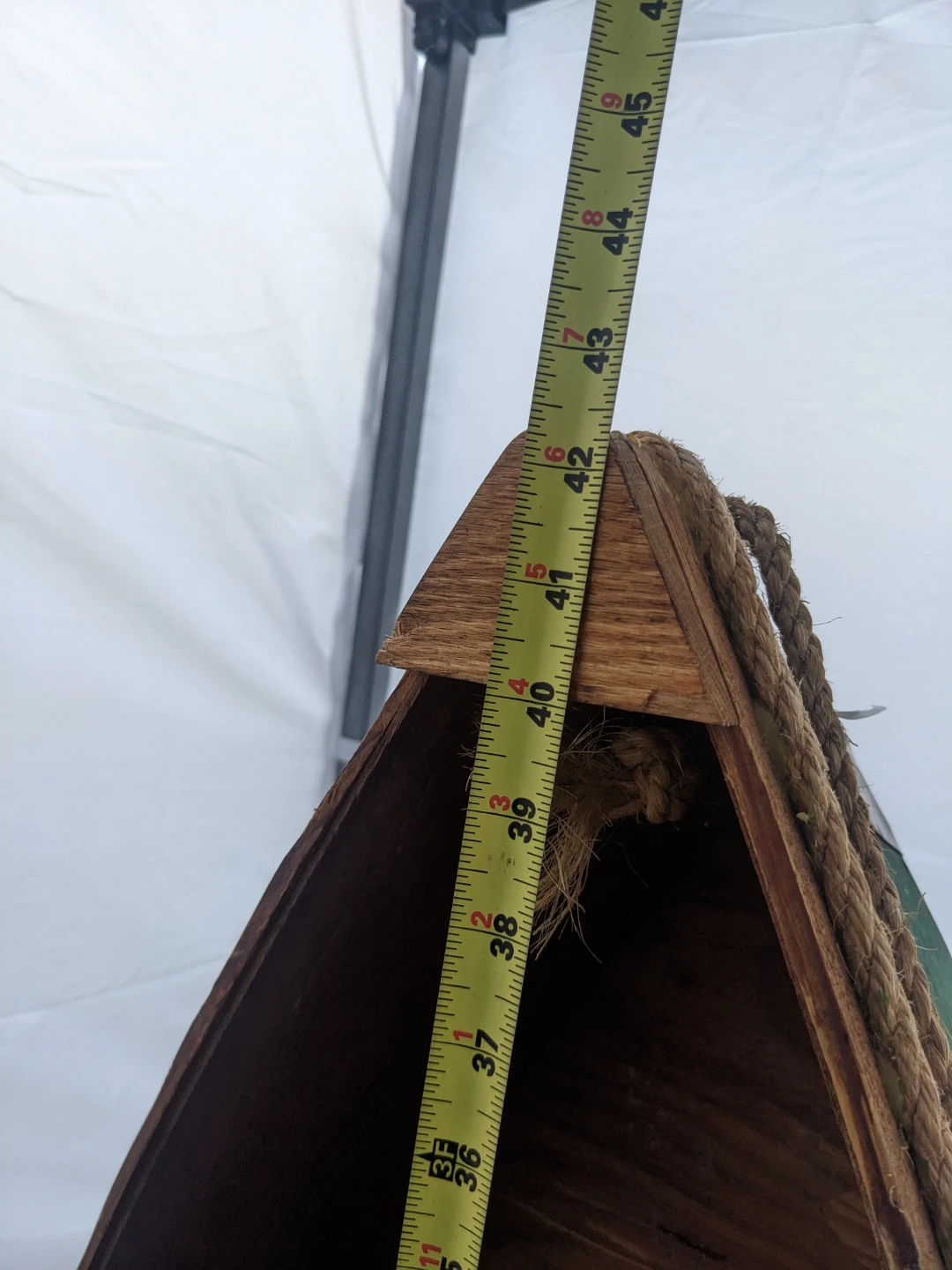 Rustic Decorative Wooden Boat Shelf - photo 2