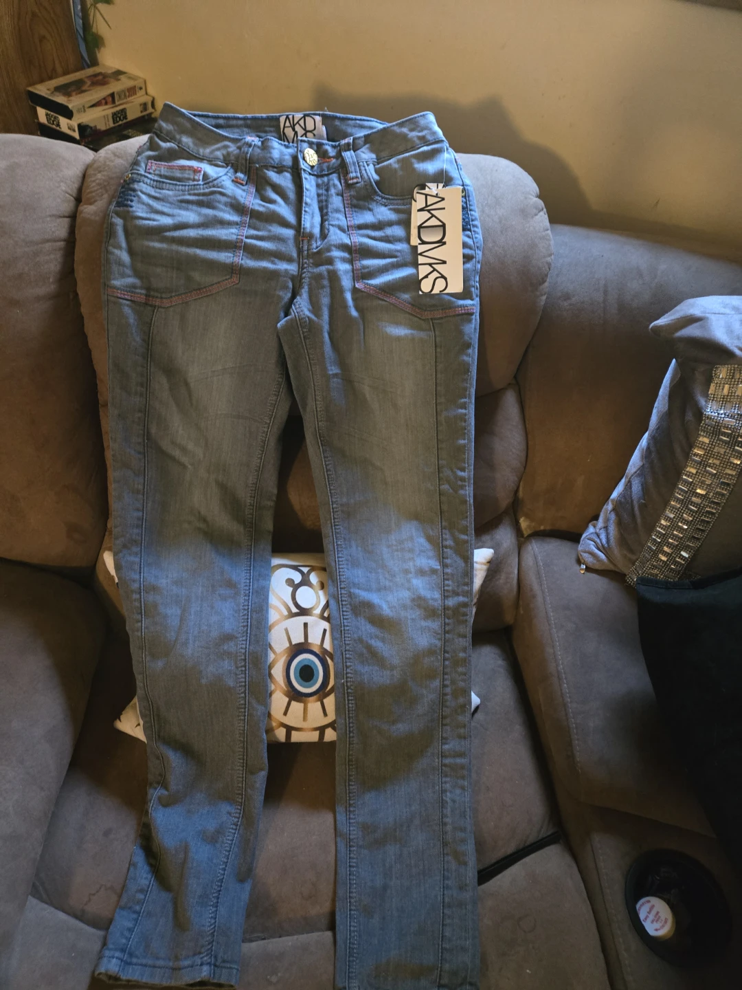 Akdmks Jeans with Heart Detail - photo 3